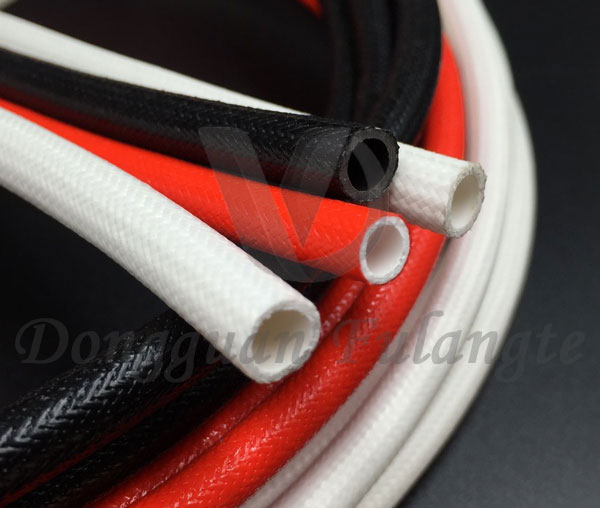 Silicone Rubber Fiberglass Sleeving(Inside Rubber Outside Fiber)